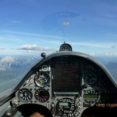 Flugwegposition um 12:52:14: Aufgenommen in der Nähe von Michaelerberg, Österreich in 2211 Meter